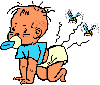 Baby In Dirty Diaper