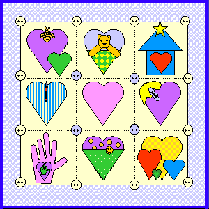 I Love you story quilt